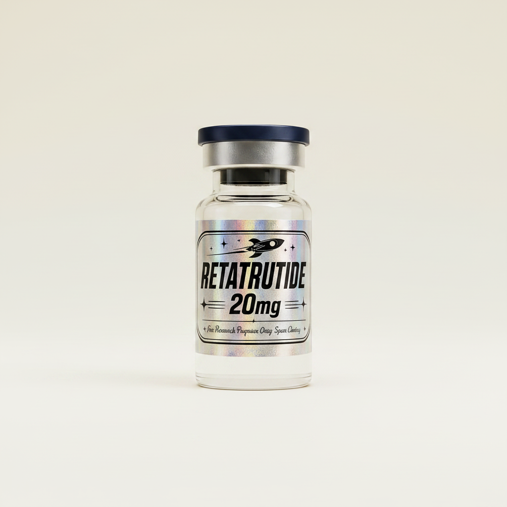 Retatrutide — Cream Background